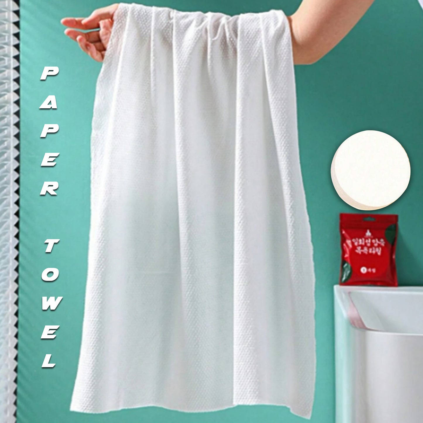 12676  Compressed Cotton Coin Tissue Towel (28×40 cm)