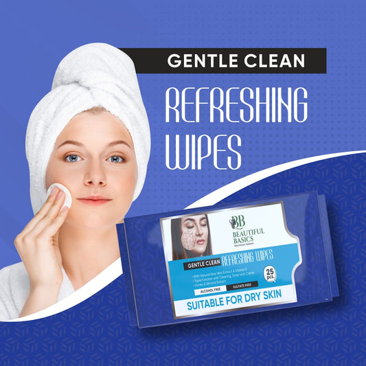 Refreshing Facial Wet Wipes (25 pcs)