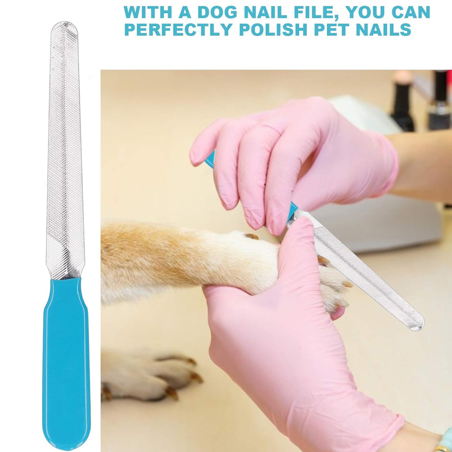 Pet Nail Clipper And Nail File Grooming Kit For Dogs And Cats (2 Pc)