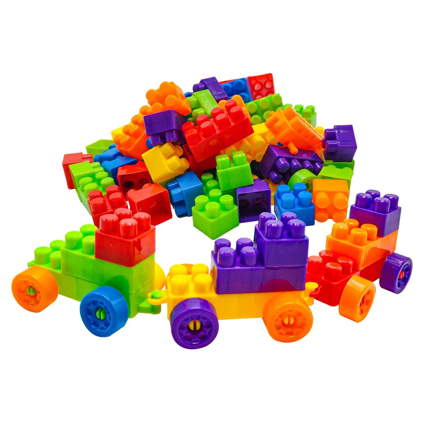 8094 60 Bricks Blocks Set for Kids (Multicolor)