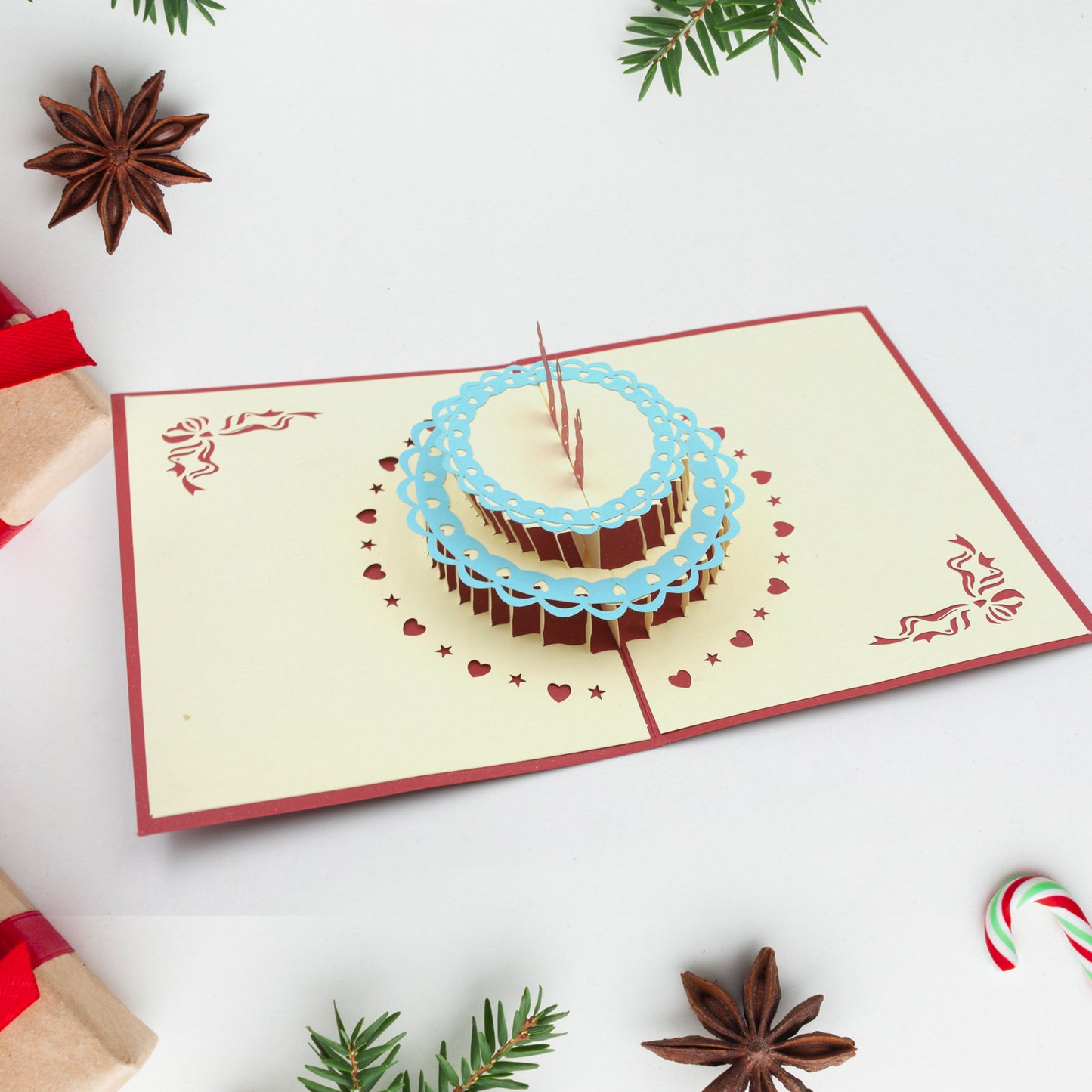 3D Paper Wish Card – Assorted Designs (1 Pc)