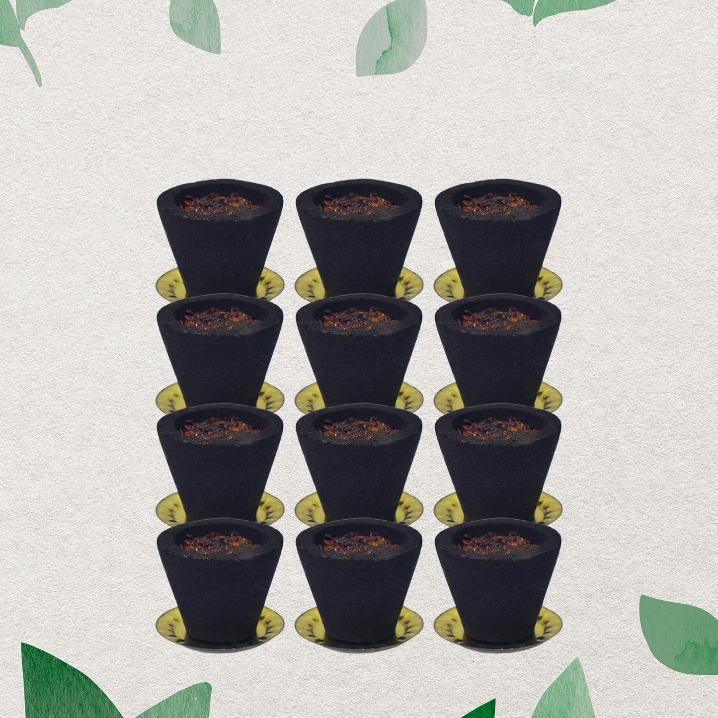 Premium Gugal Sambrani Cup – 12 Pcs Set