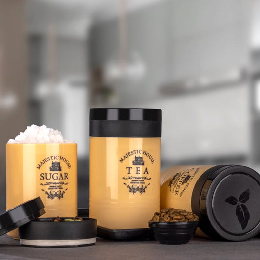Accurate Seal Tea, Coffee & Sugar Container Set (3 Pcs)