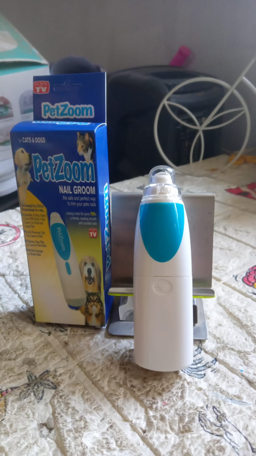 12708 Electric Pet Nail Trimmer – Cordless Clippers for Dogs & Cats