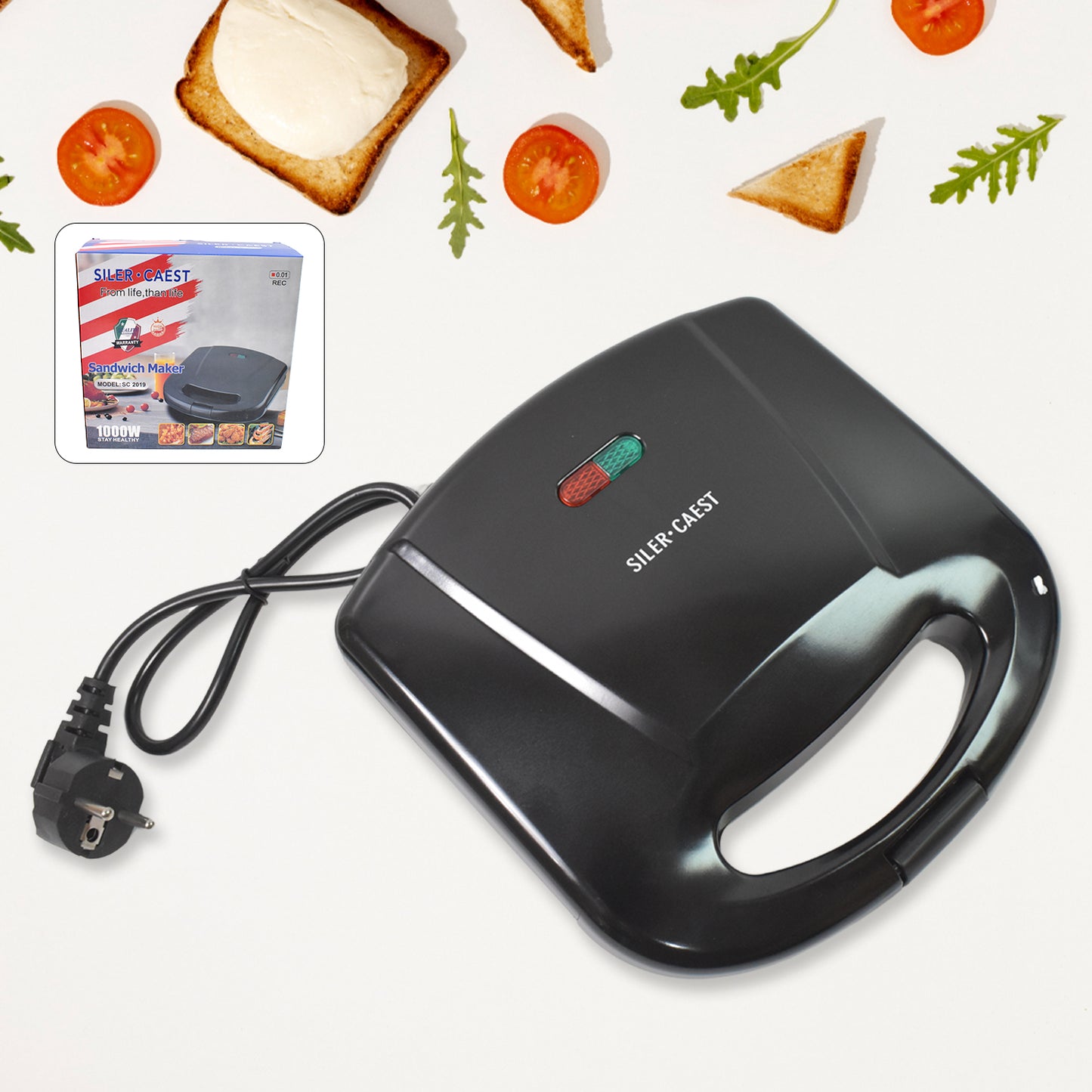 2-Slice Non-Stick Waffle Maker