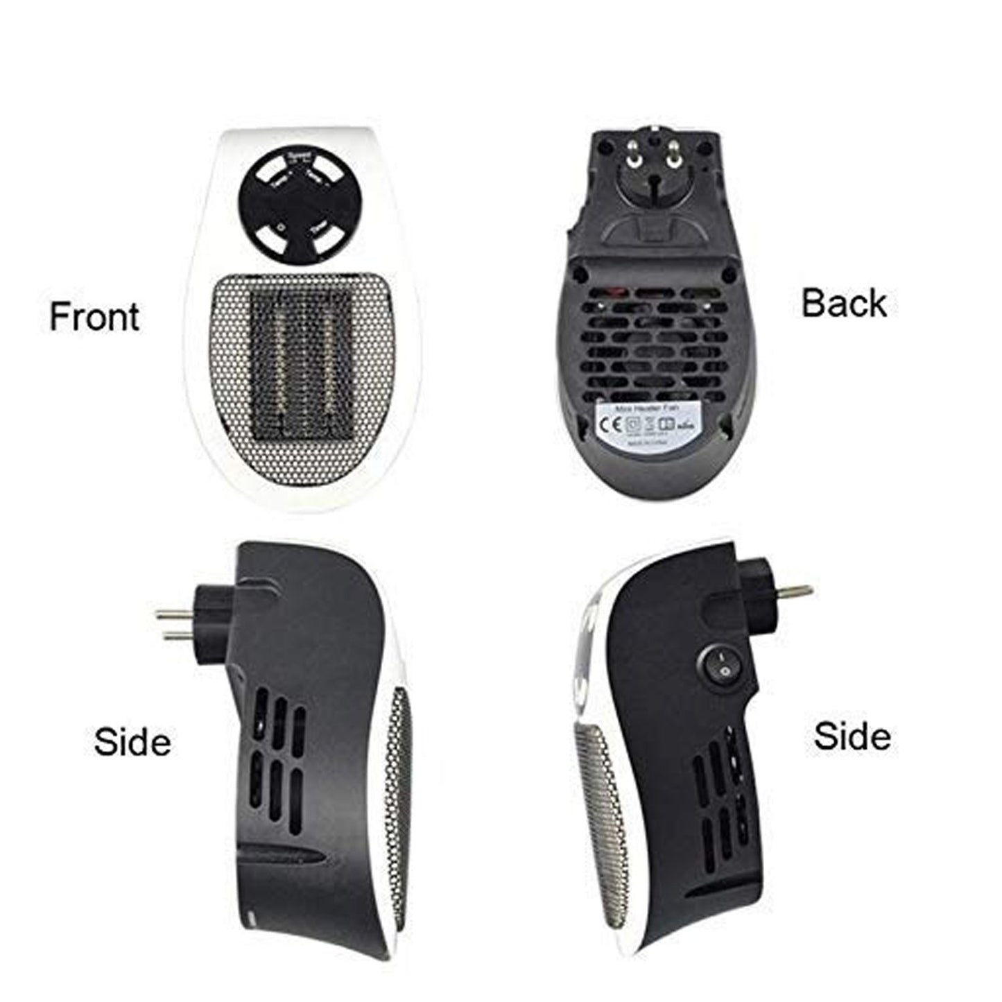 6033Portable Low Wattage Electric Heater (500W)