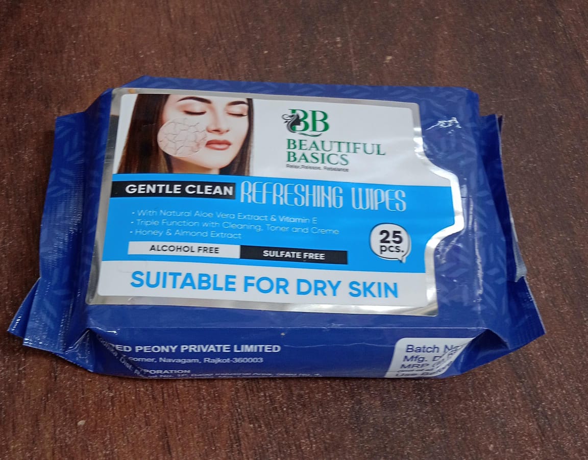 Refreshing Facial Wet Wipes (25 pcs)