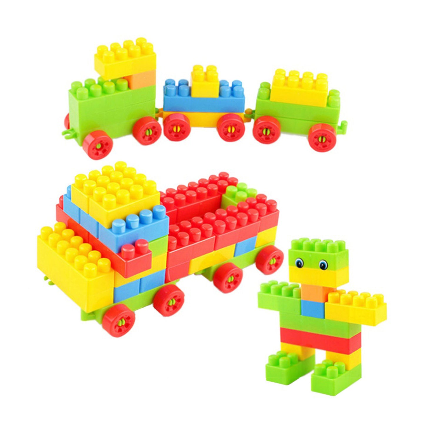 8094 60 Bricks Blocks Set for Kids (Multicolor)