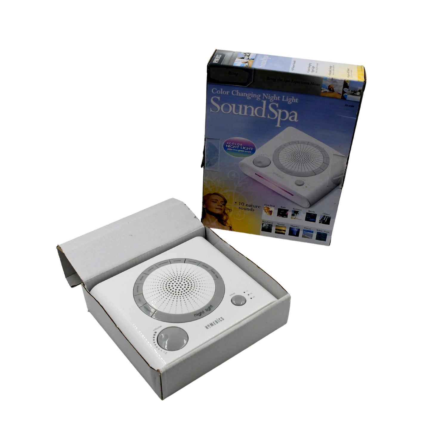 6574 Sleep Therapy Noise Sound Spa Machine with 8 High-Fidelity Soothing Natural Sounds