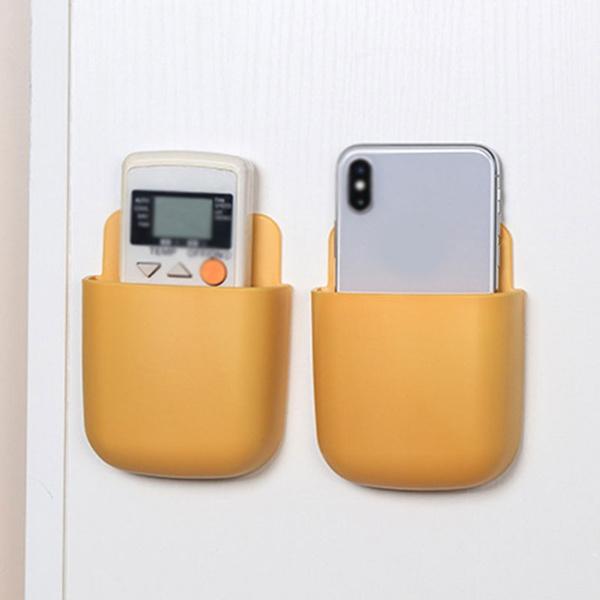 1379 Wall Mounted Storage Box – Remote & Phone Organizer