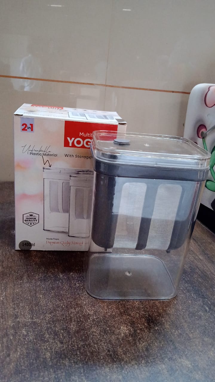 2-in-1 Yogurt Strainer with Storage Container – 1100 ml