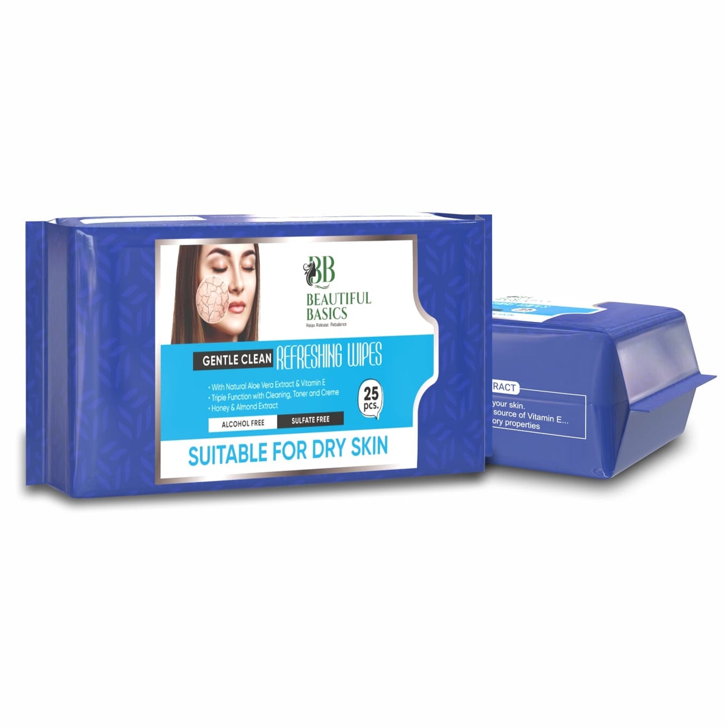 Refreshing Facial Wet Wipes (25 pcs)
