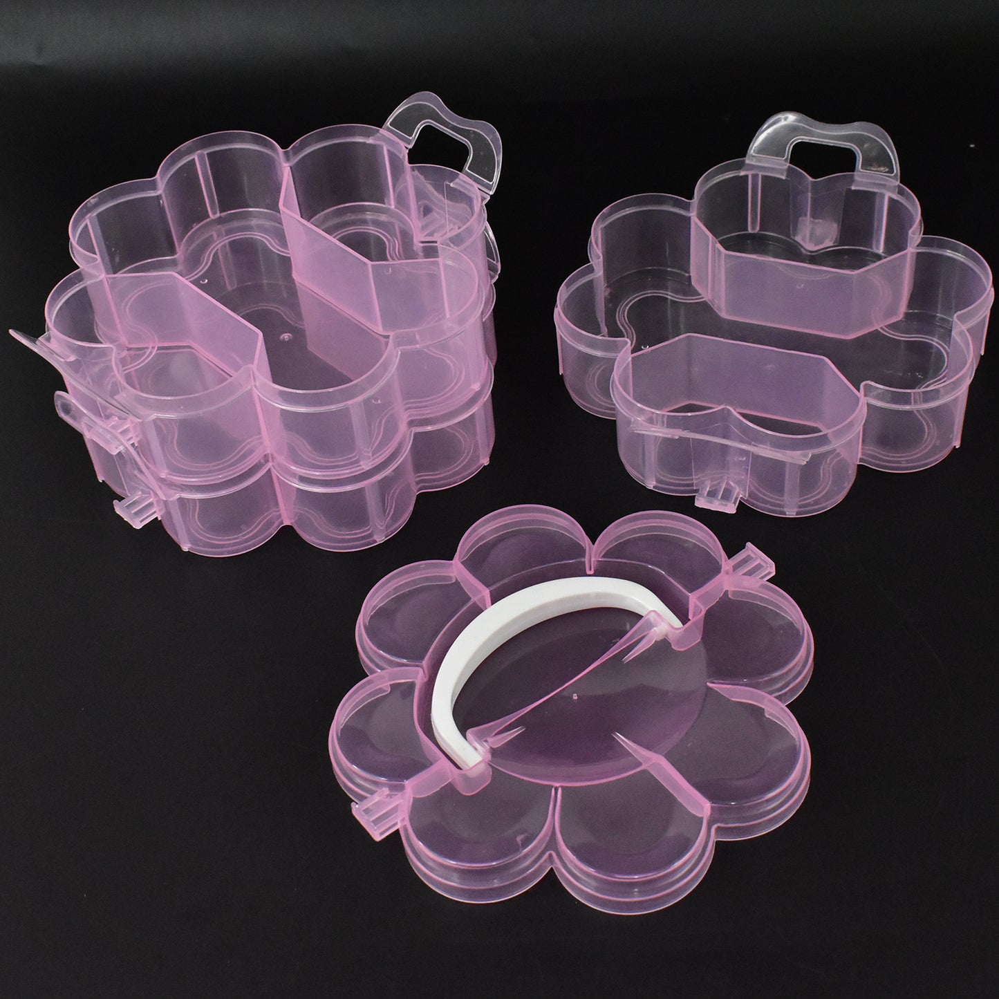 3-Layer Flower Storage Box – 9 Grids