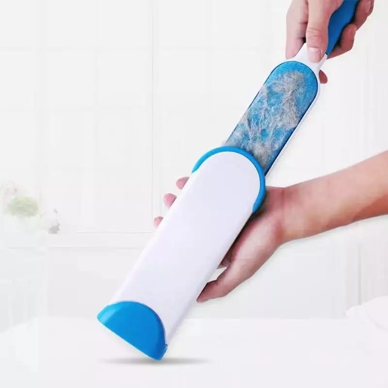 1241 Pet Hair Remover – Double-Sided Self-Cleaning & Reusable Fur Brush with Travel Size
