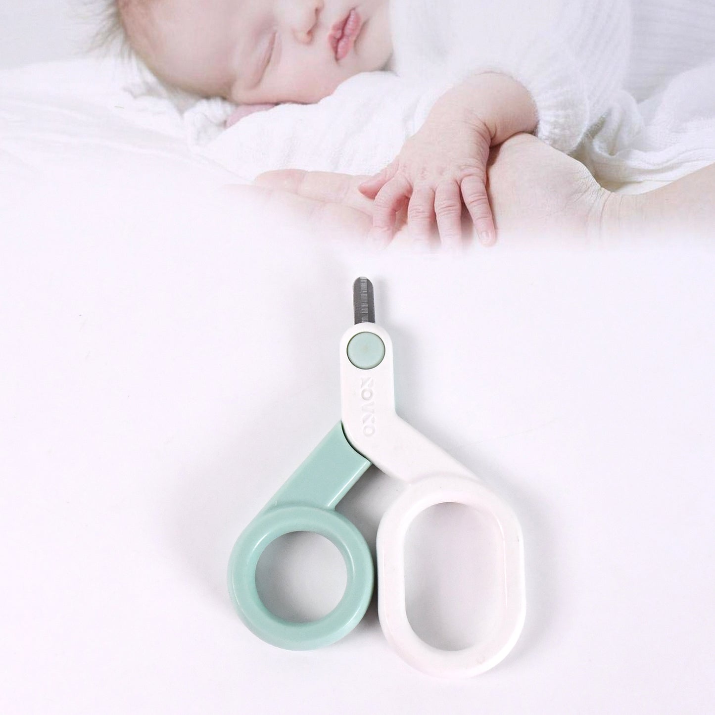 Baby Safety Nail Cutter Scissors with Circular Head