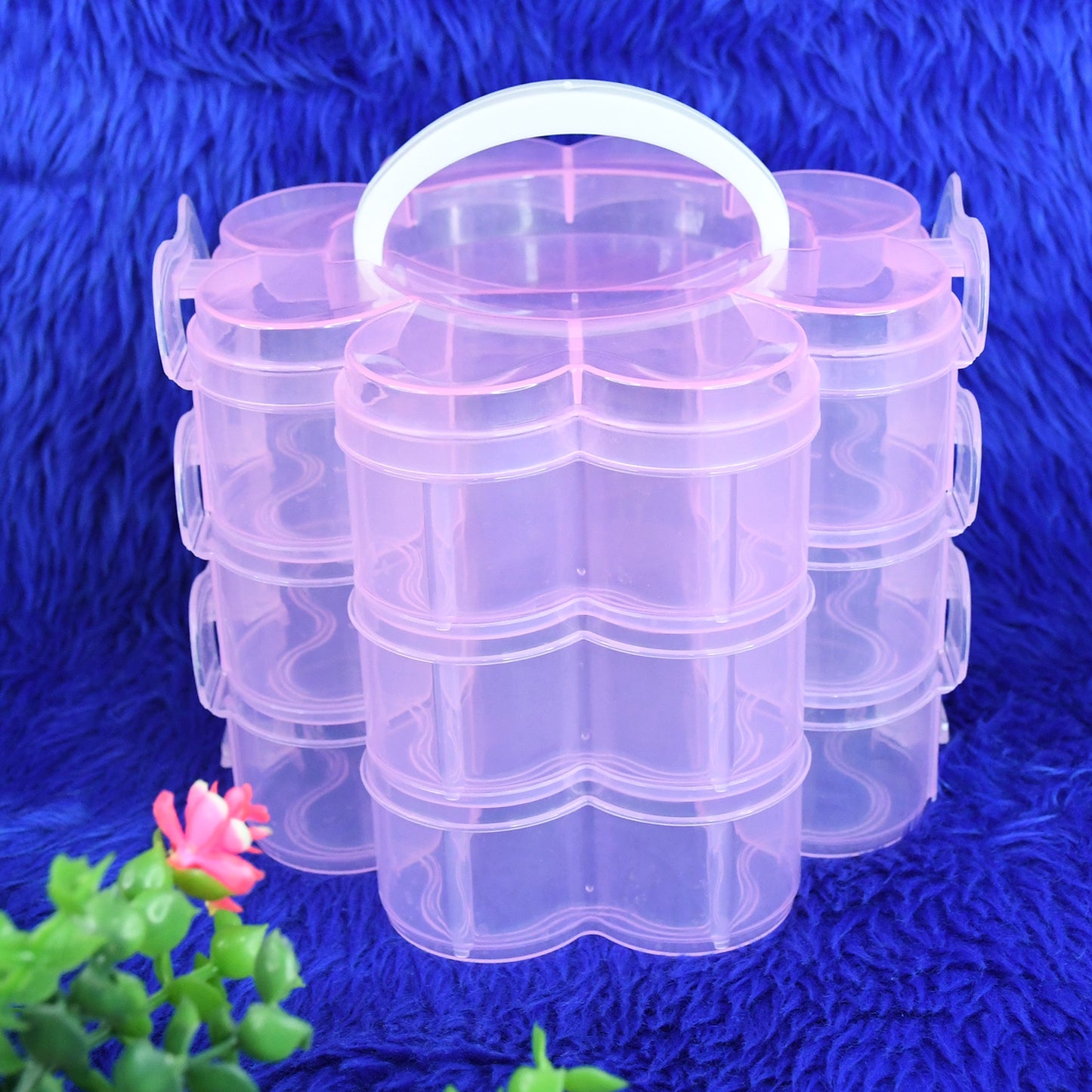3-Layer Flower Storage Box – 9 Grids