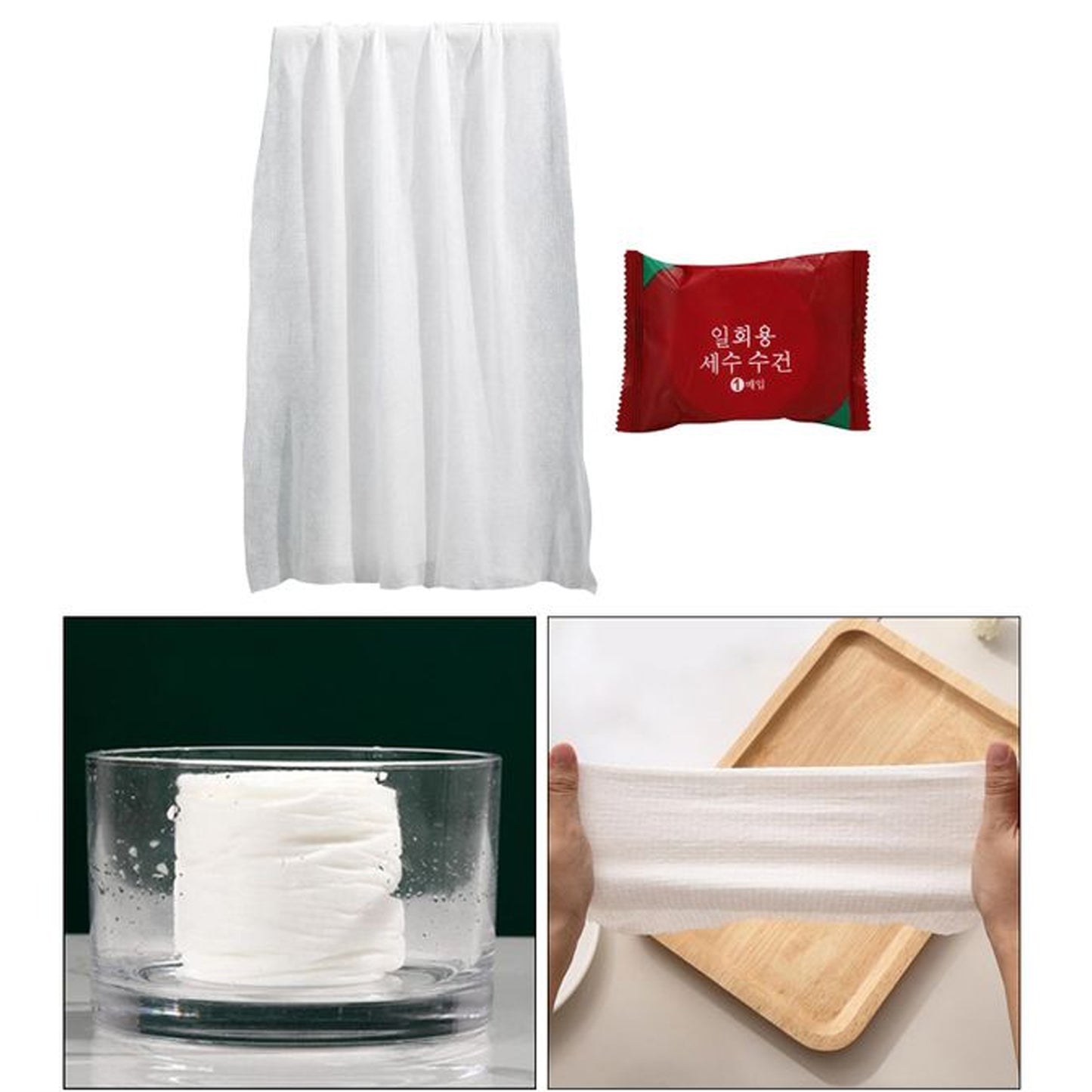 12676  Compressed Cotton Coin Tissue Towel (28×40 cm)