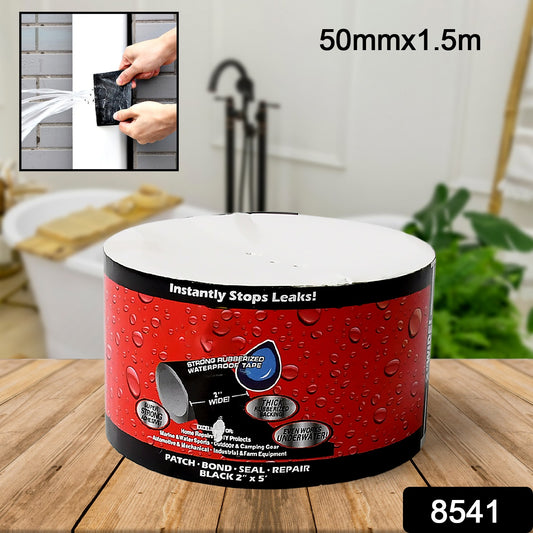 8541  Leak Proof Sealing Tape – Waterproof DIY Pipe Fix (50mm x 1.5m)