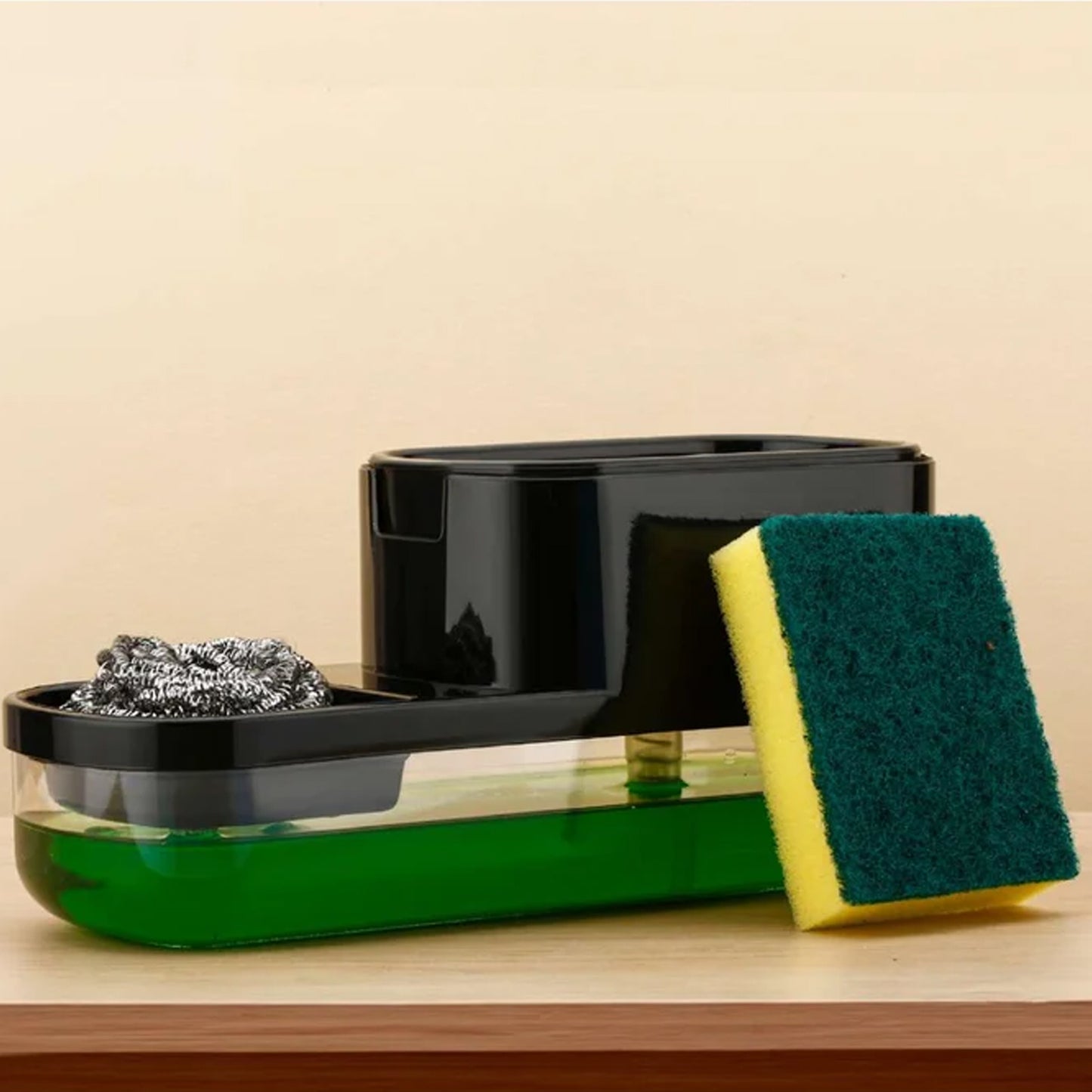 2-in-1 Soap Dispenser with Sponge Holder (450 ML)
