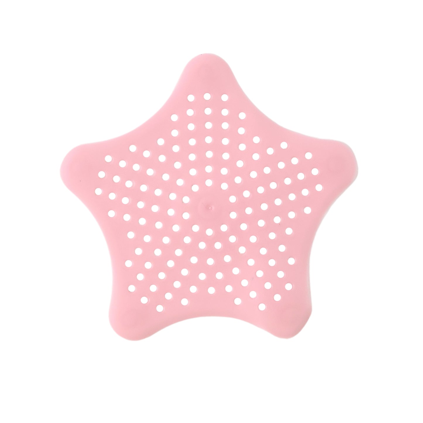Baby Pink Star-Shaped Sink & Drain Hair Catcher