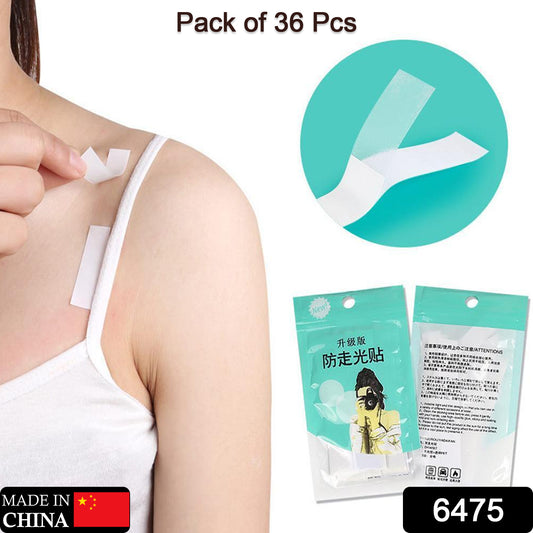 6475 Waterproof Anti-Skid Double-Sided Transparent Medical Tape – 36 Sheets