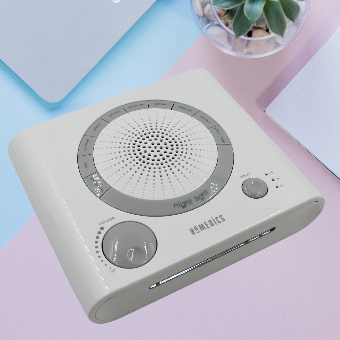 6574 Sleep Therapy Noise Sound Spa Machine with 8 High-Fidelity Soothing Natural Sounds