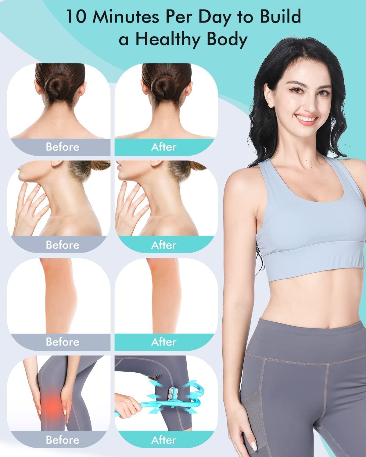 Neck &amp; Shoulder Massager (Portable, 13.5x7.08 in)