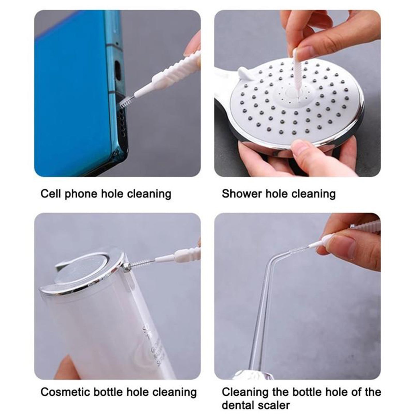 4985 10pcs Shower Nozzle Cleaning Brush