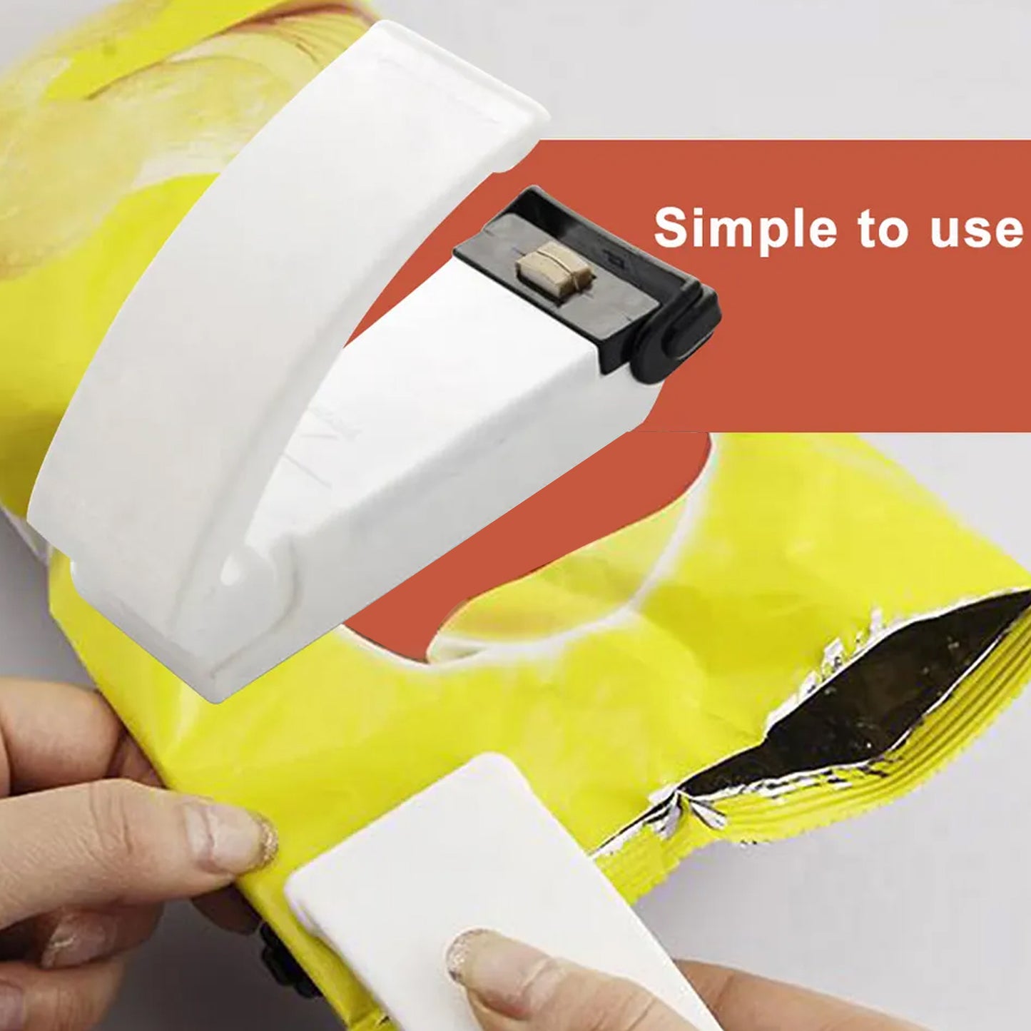 7675a  Mini Portable Bag Sealer – Handy Plastic Pouch Heat Sealing Machine (1 Pc)
