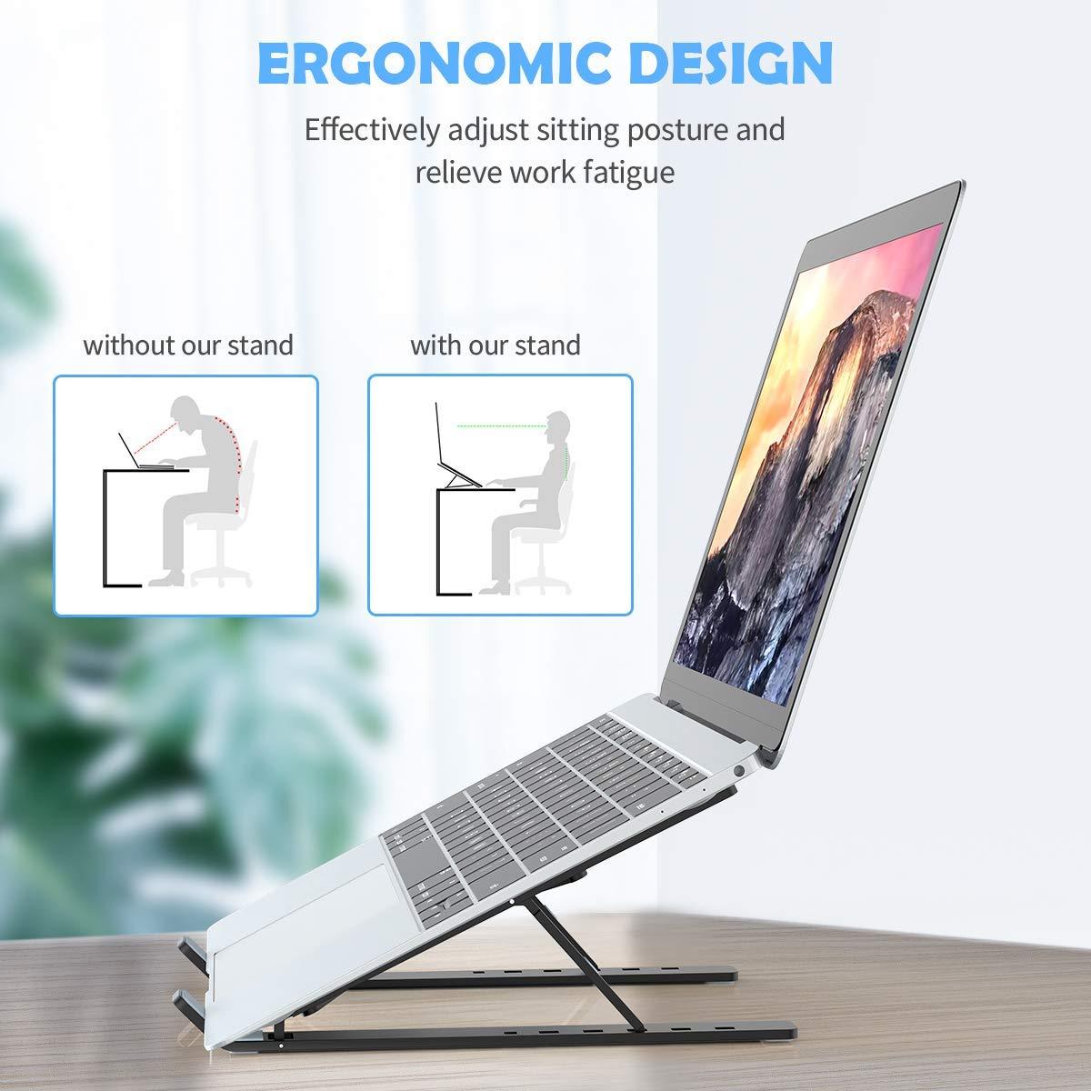 1320 Adjustable Ergonomic Foldable Laptop Stand