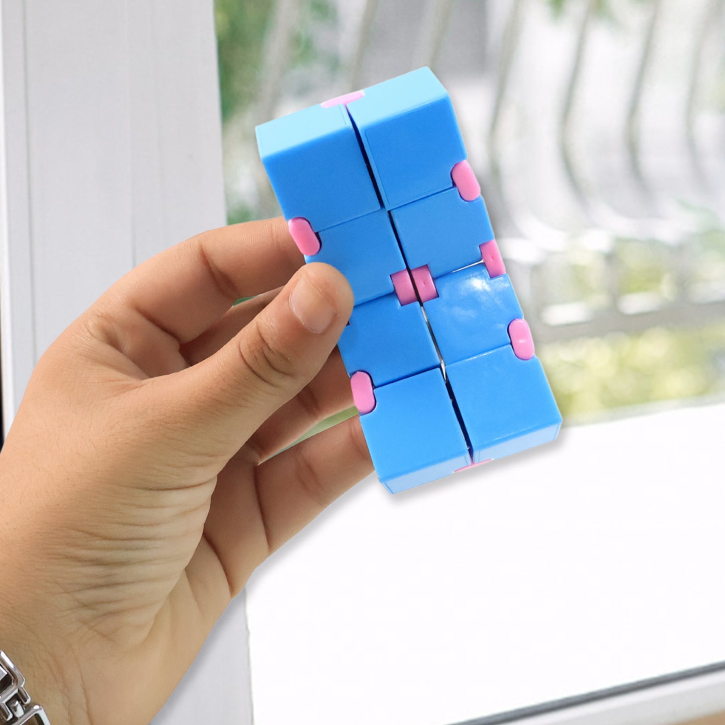 Infinity Cube Fidget Toy Stress Relief Hand Puzzle For Kids