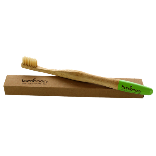 Wooden  Bamboo Brush Toothbrush Ultra Soft Bristles (1 Pc)