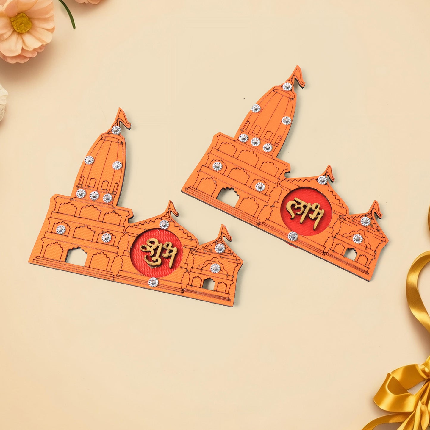 Shubh Labh Temple Wall Sticker