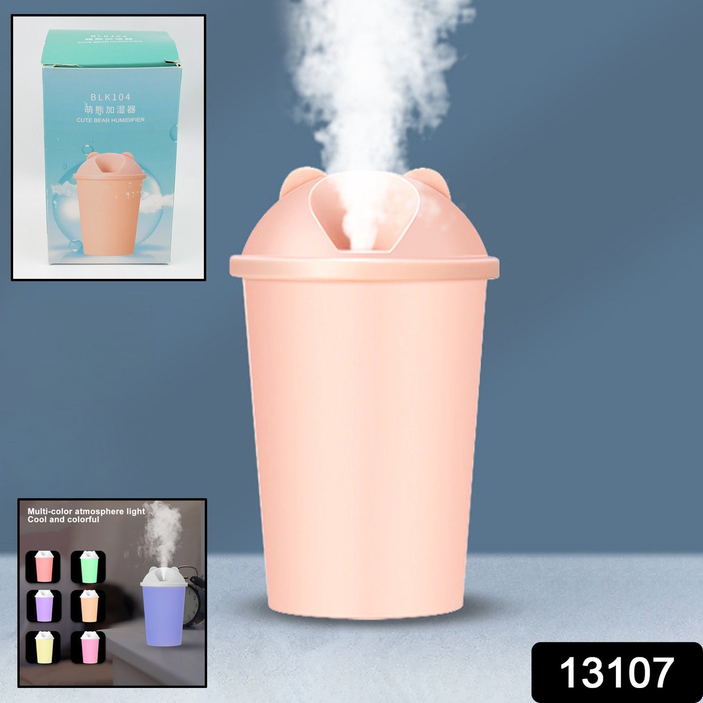 Cute Bear Shape USB Mini Humidifier