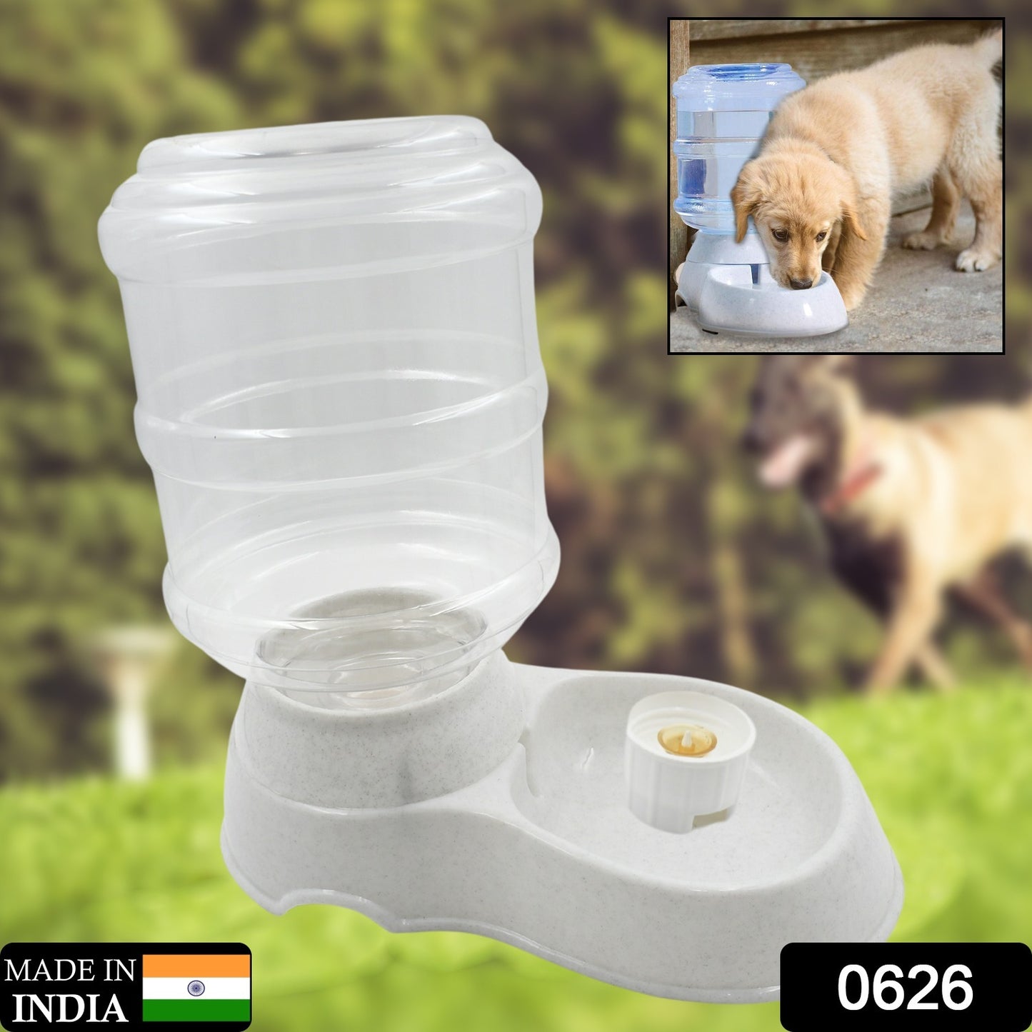 Automatic Pet Water Dispenser – Self-Dispensing Gravity Feeder Bowl for Dogs & Cats (2.5L / 1 Pc)