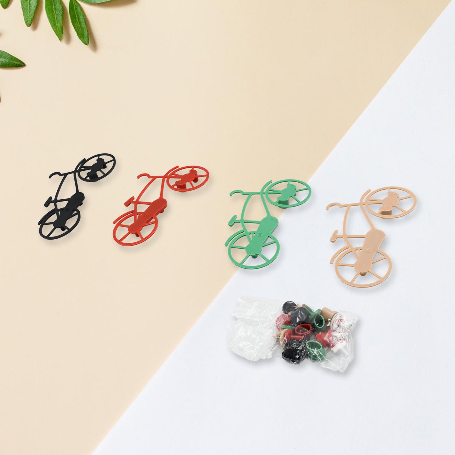 7555 Bicycle Shape Key Holder – Pack of 4