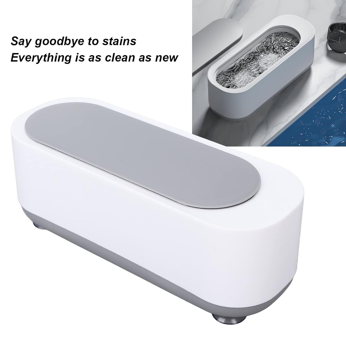 12670 Ultrasonic Jewellery & Multi-Use Cleaner Machine (Battery Not Included)