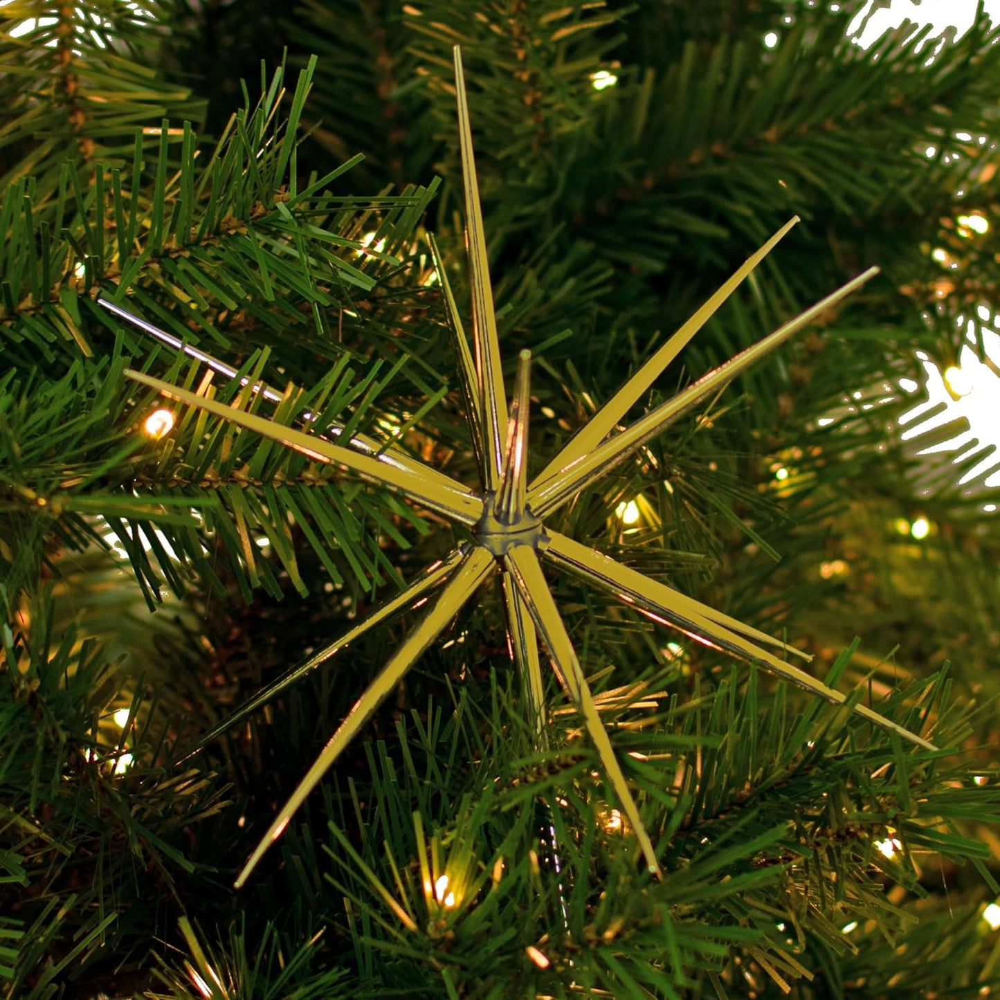 3D Gold Star Hanging Decoration