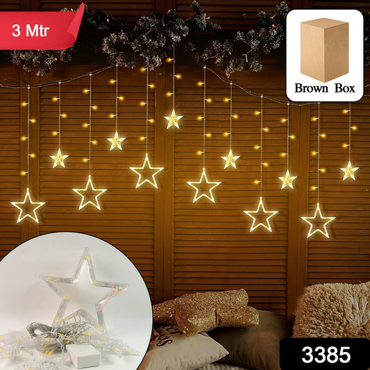 338512 Stars LED Curtain String Lights (Warm White)