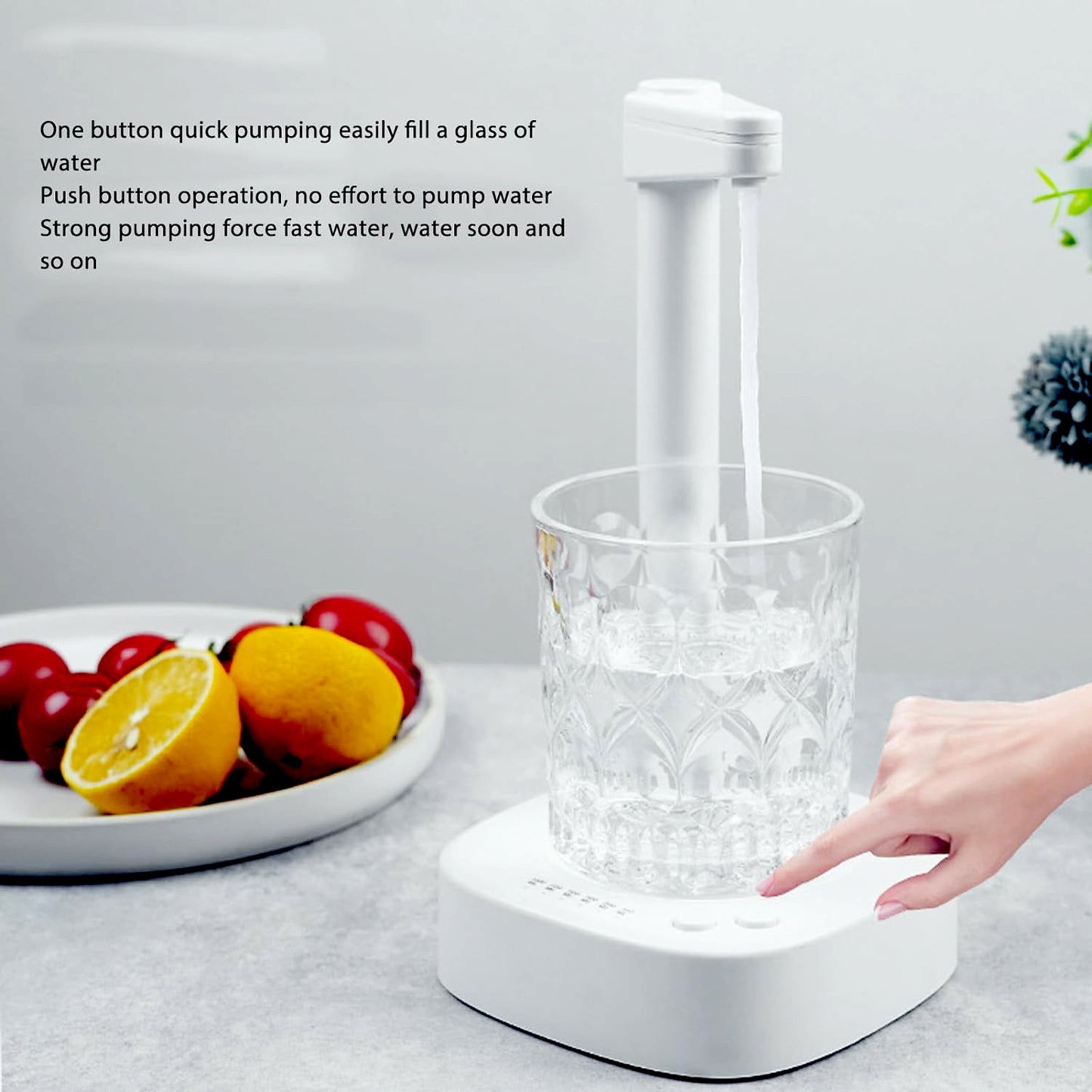 8864  USB Desktop Water Bottle Dispenser – Smart Electric Pump for Home & Office