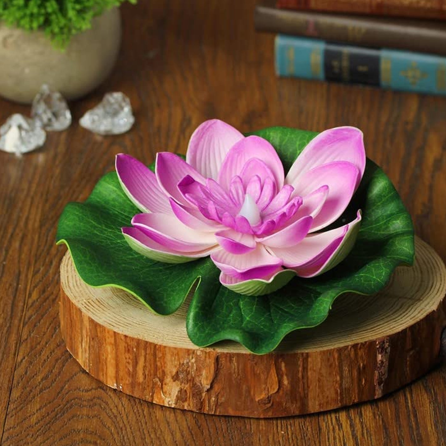 Floating Lotus LED Candles – Pack of 6